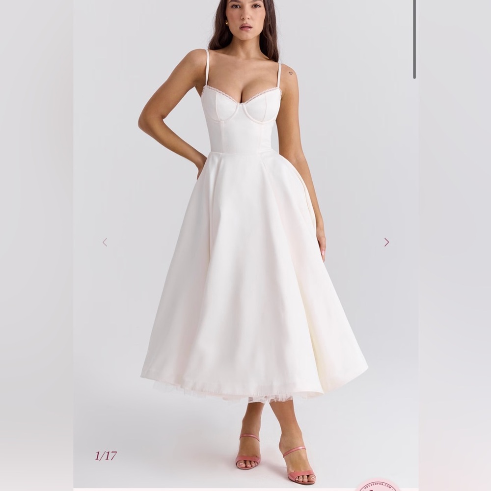 House of CB Ivory Midi Dress